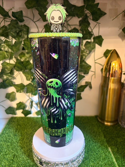 24oz beetlejuice epoxy Snowglobe
