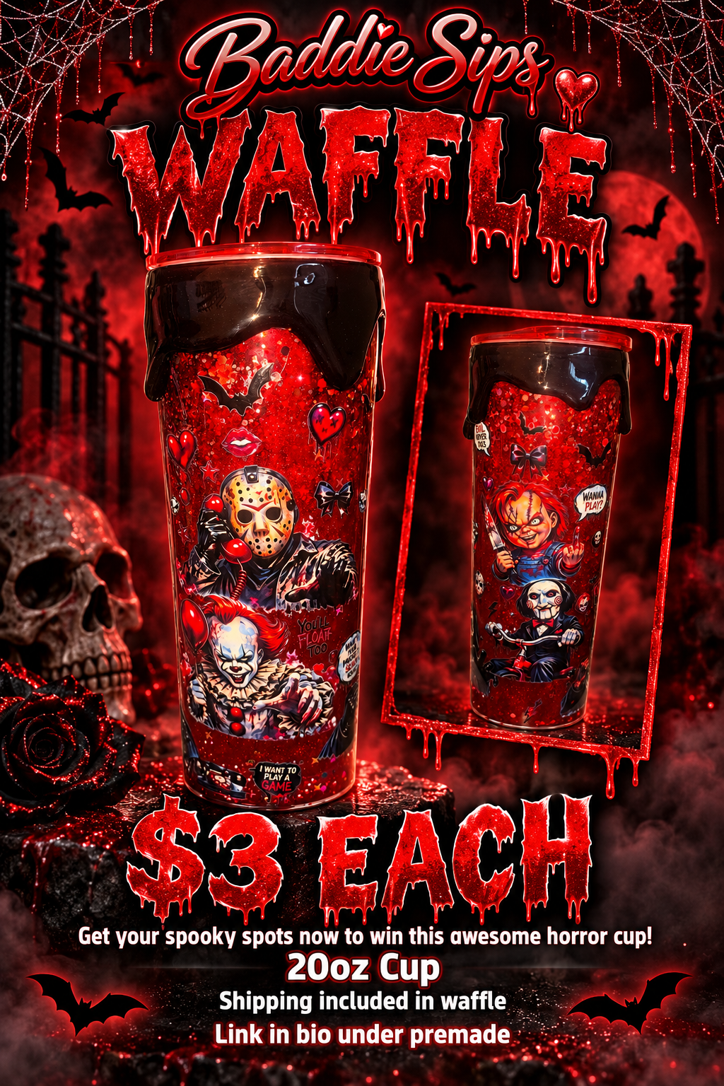 Spooky spots - 20oz Snowglobe