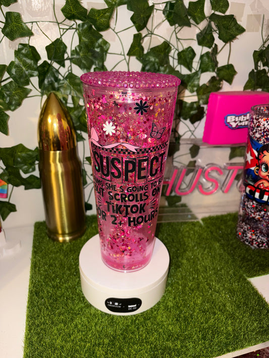 24oz suspect waterfall Snowglobe