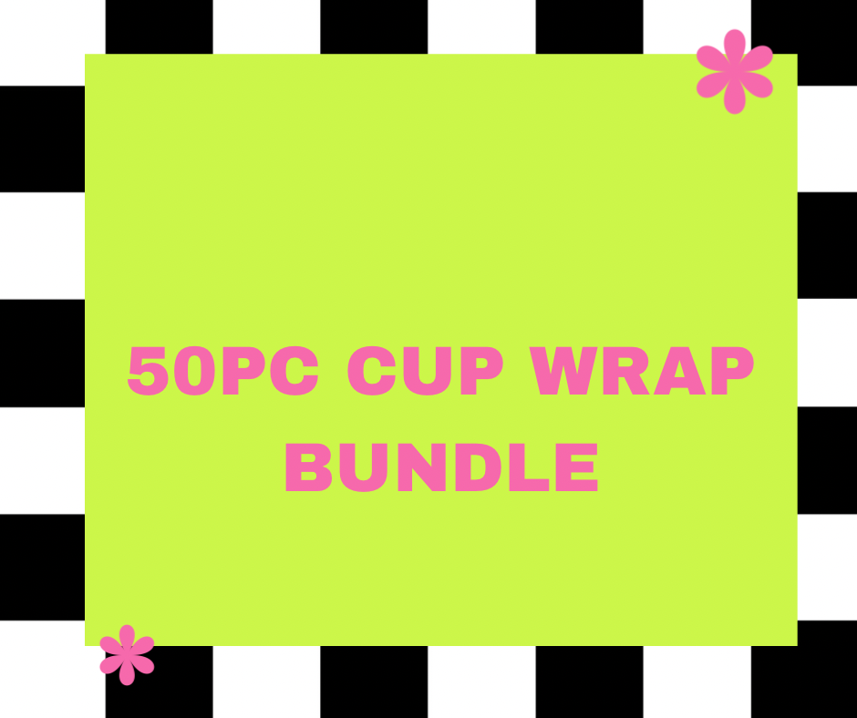50pc cup wrap bundle