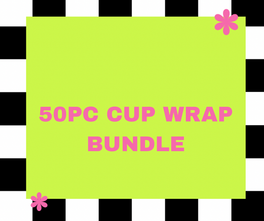 50pc cup wrap bundle