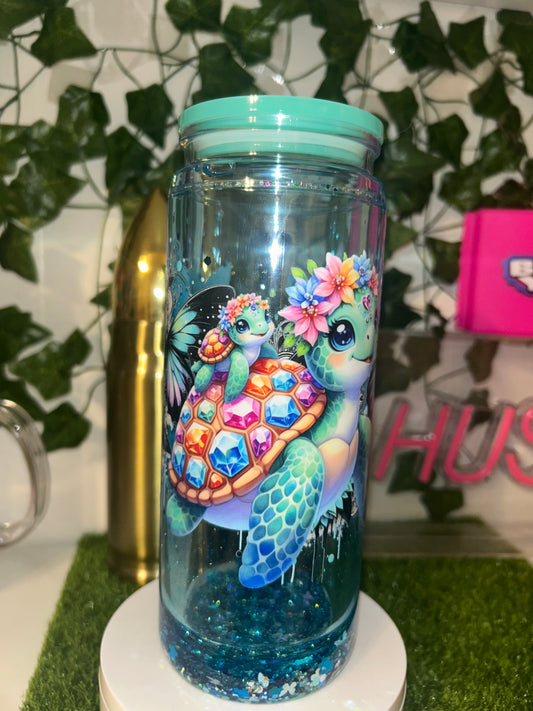 20oz waterfall acrylic Snowglobe