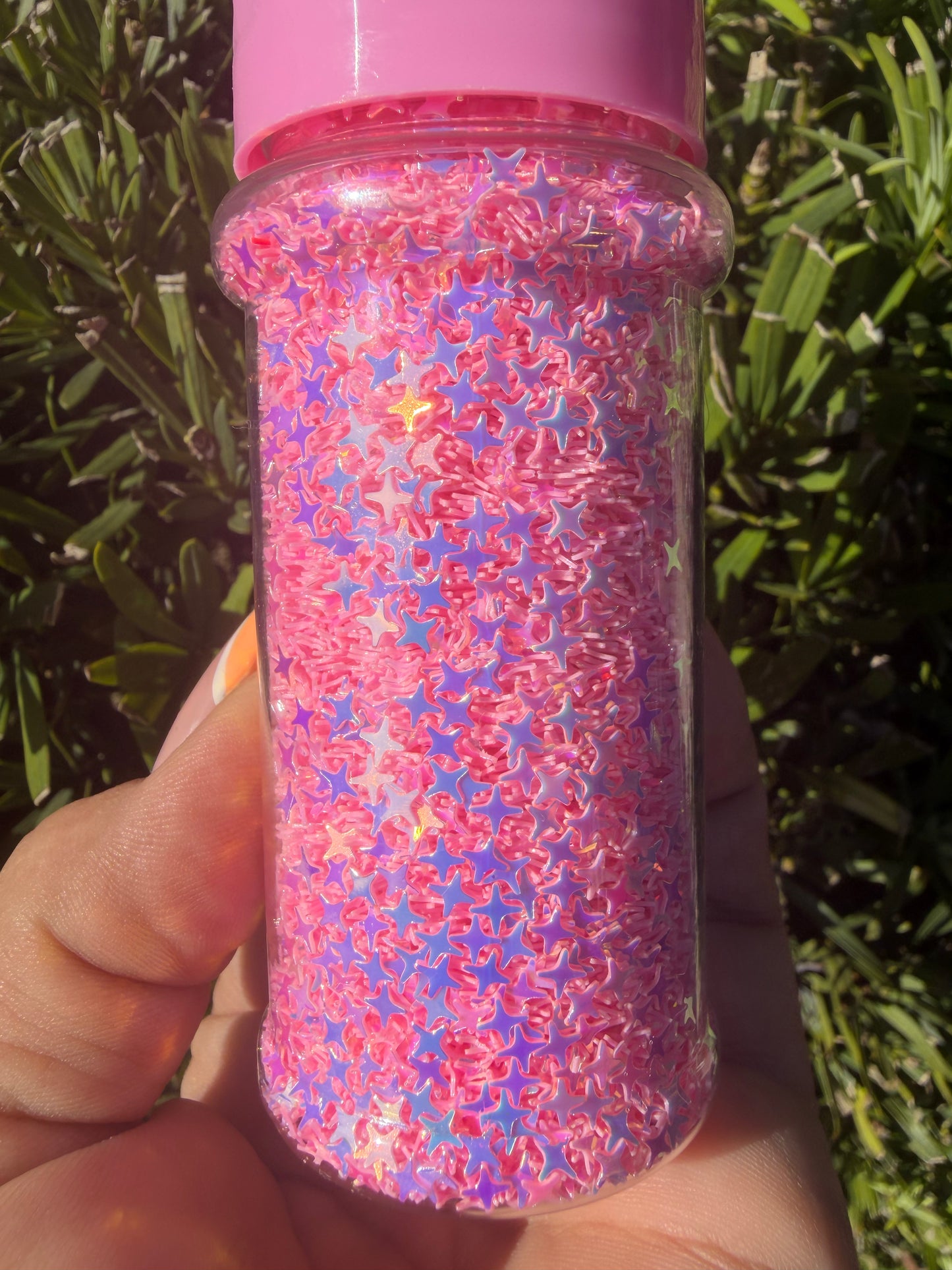 2oz Pink galaxy starz