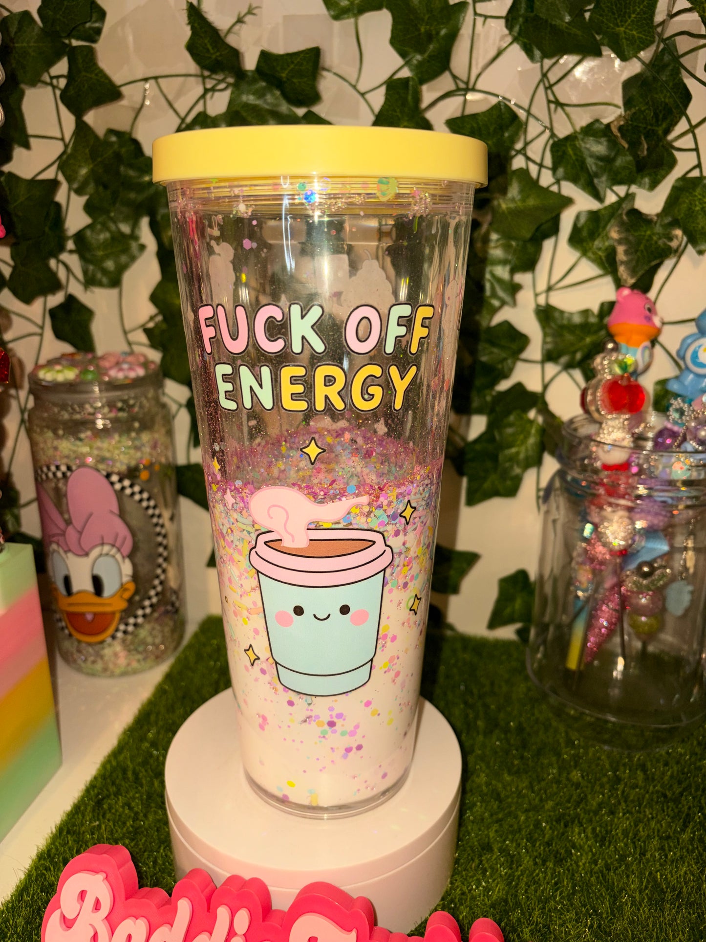 24oz Pastel humor cup